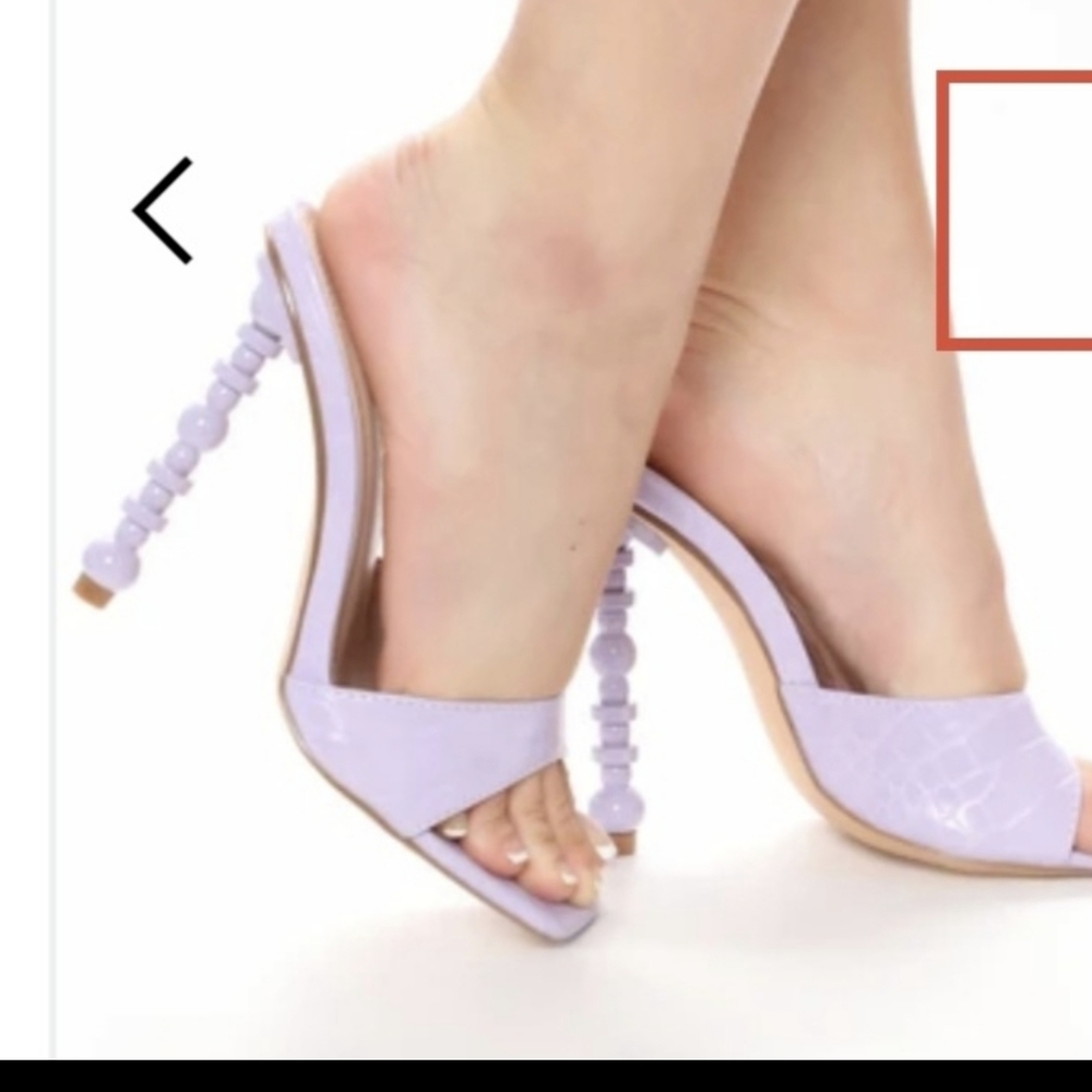 Lavender mules